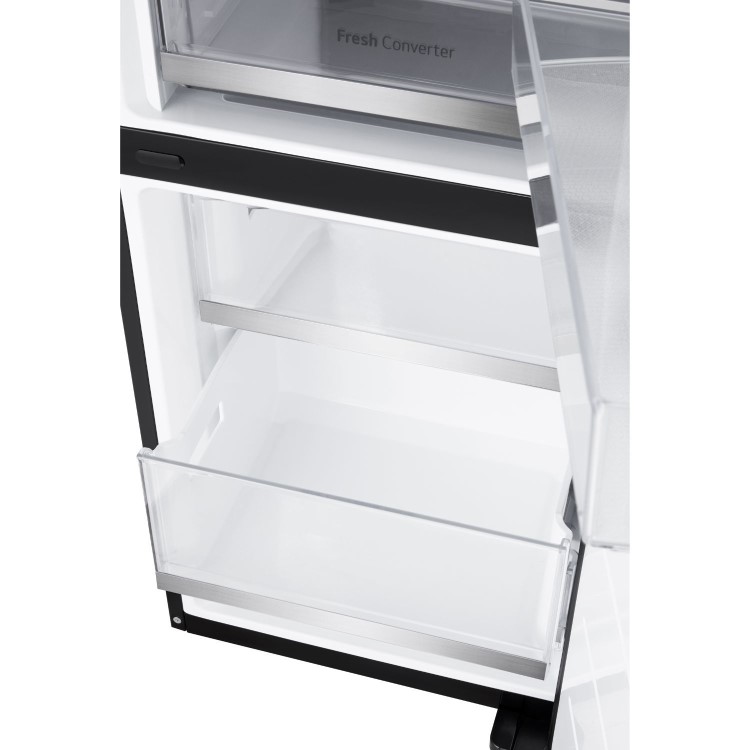 LG InstaView™ 349 Litre 60/40 Fridge Freezer - Black