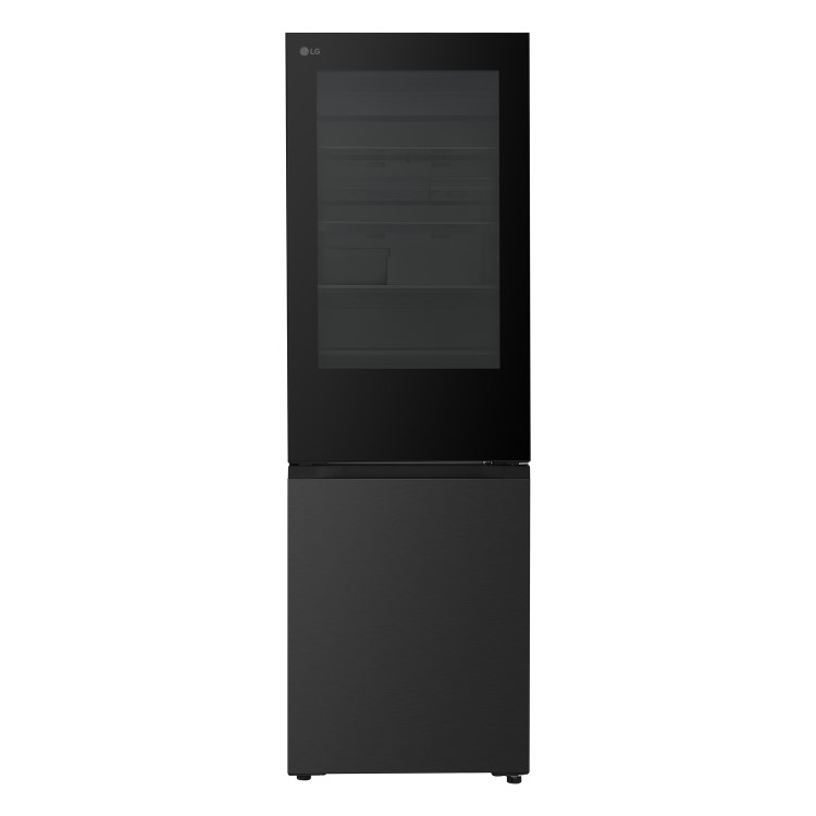 LG Fit & Max 349 Litre 60/40 Fridge Freezer - Essence Black Steel
