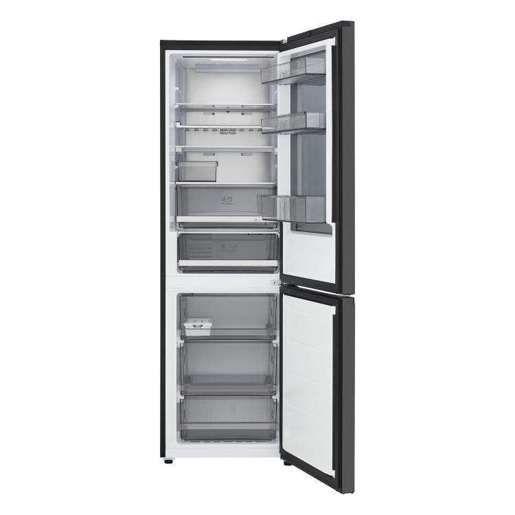 LG Fit & Max 349 Litre 60/40 Fridge Freezer - Essence Black Steel