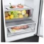 Refurbished LG NatureFRESH 384 Litre 70/30 Freestanding Fridge Freezer - Black