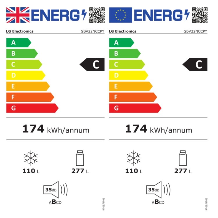 Refurbished LG NatureFRESH 387 Litre 70/30 Fridge Freezer - Prime Silver