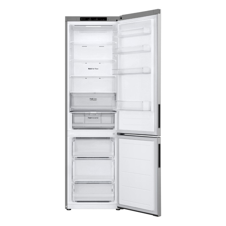 Refurbished LG NatureFRESH 387 Litre 70/30 Fridge Freezer - Prime Silver