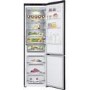 Refurbished LG NatureFRESH GBV5240CEP Freestanding 387 Litre 70/30 Frost Free Fridge Freezer Black