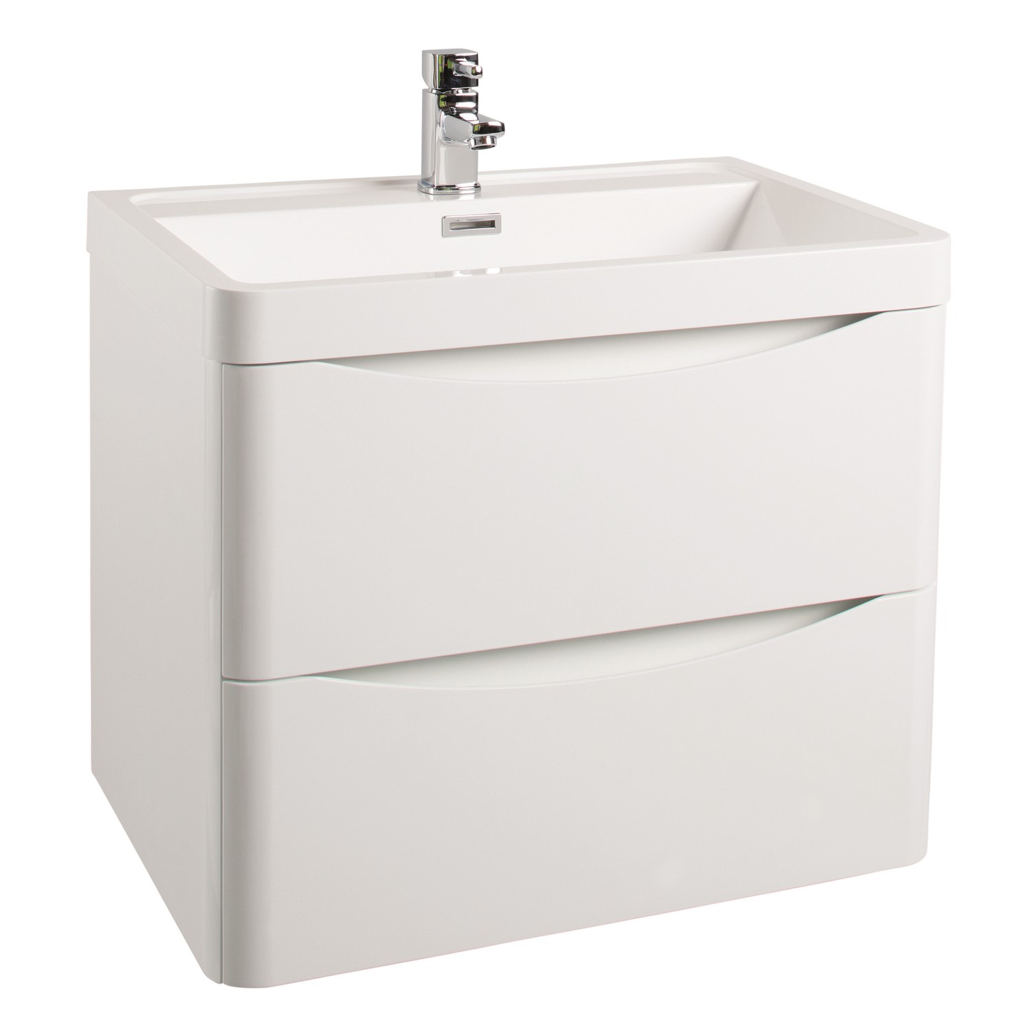 White Wall Hung Bathroom Vanity Unit Basin 600mm Wide - Wall Hung Bathroom Vanity Units White Wall Hung Bathroom Vanity Unit Basin 600mm Wide - Wall Hung Bathroom Vanity Units