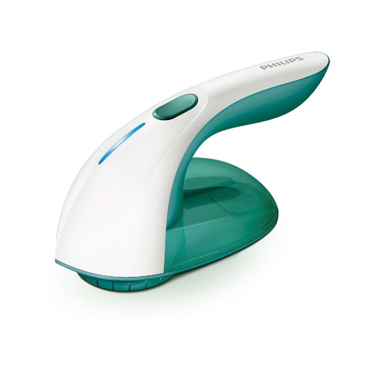 Philips GC028/70 Fabric Shaver - White & Turquoise