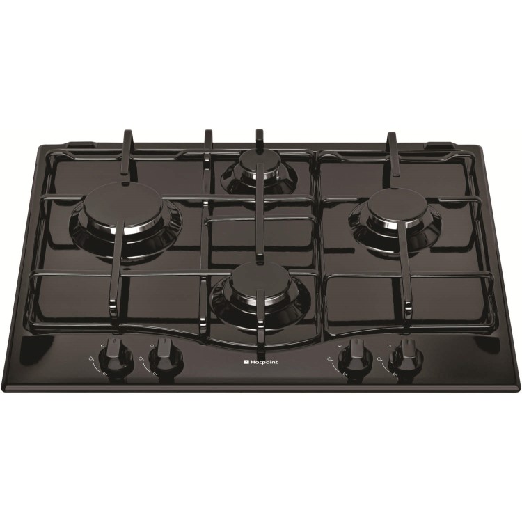Hotpoint GC640BK Four Burner 60cm Gas Hob - Black