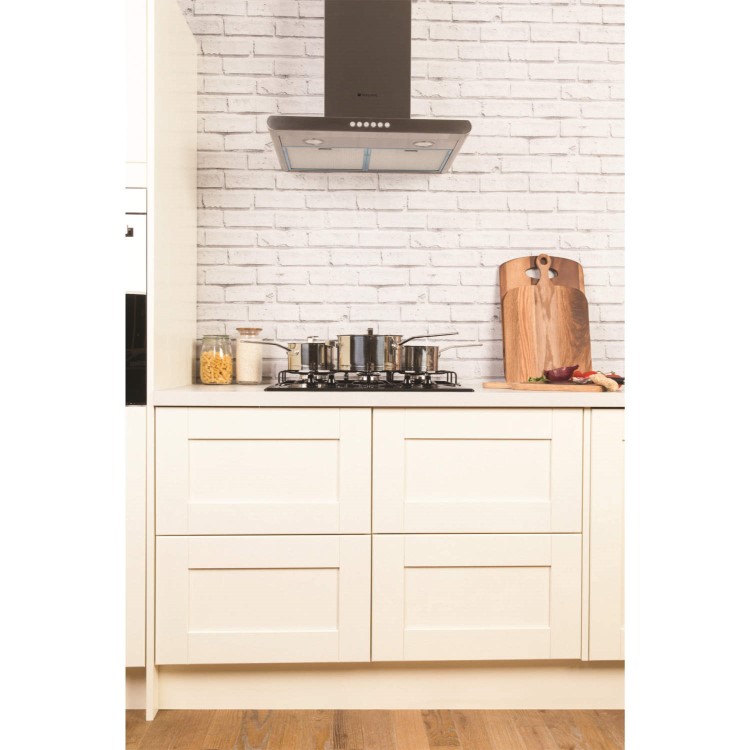 Hotpoint GC640BK Four Burner 60cm Gas Hob - Black