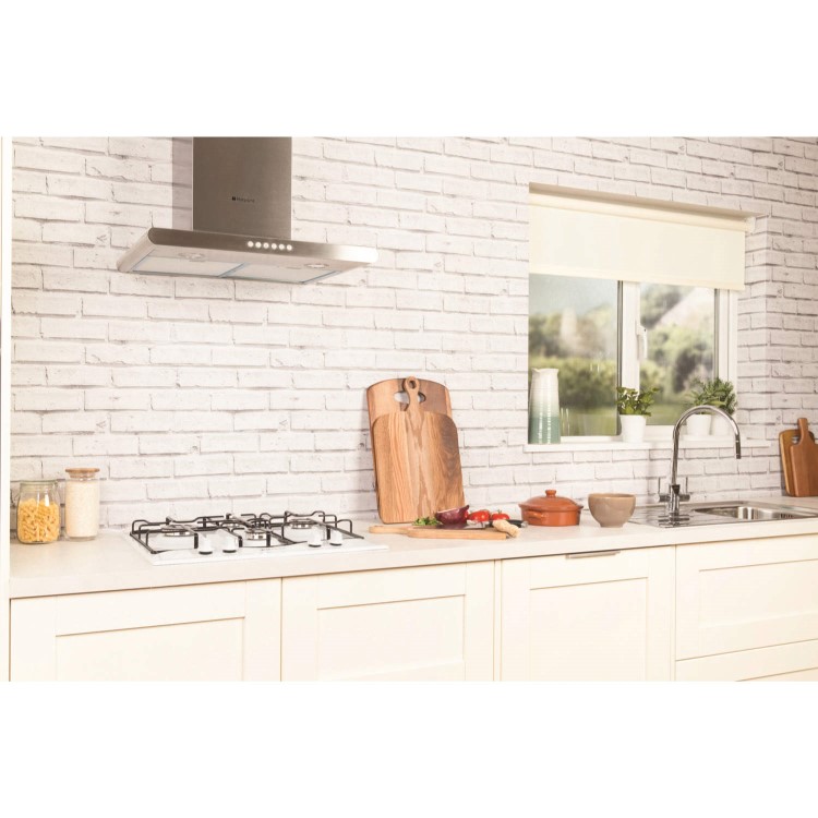 Hotpoint GC640WH Four Burner 60cm Gas Hob - White