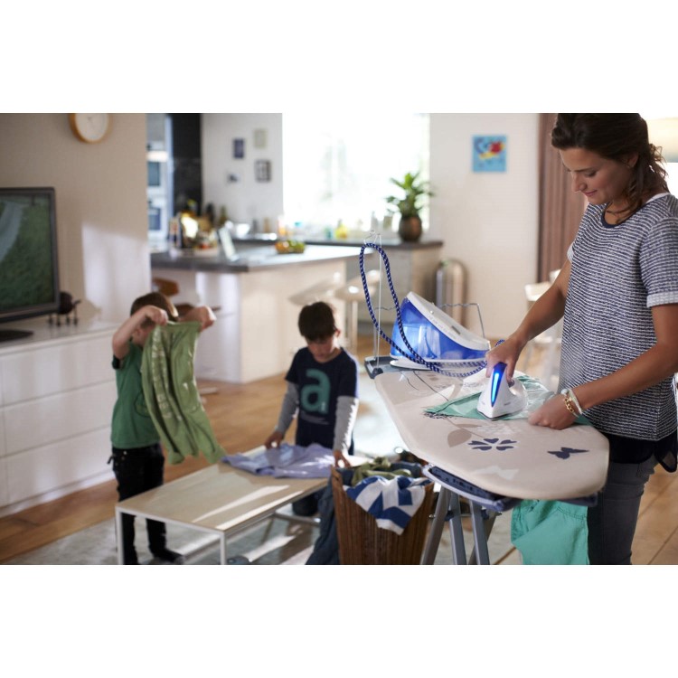GRADE A1 - As new but box opened - Philips GC7015/20 Viva PerfectCare GC7015 Steam Generator Iron - Blue and White