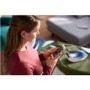 GRADE A2 - Philips GC7057/20 PerfectCare Viva Steam Generator Iron with Free Fabric Shaver - White & Blue