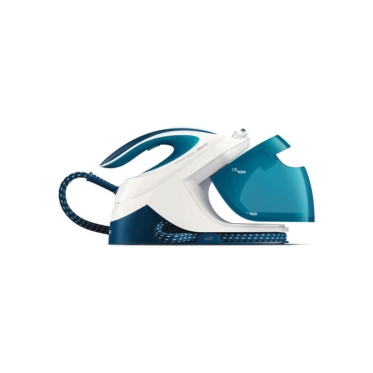 Philips GC8715/20 PerfectCare Performer Steam Generator Iron - White And Turquoise