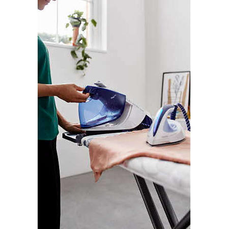 Philips GC8715/20 PerfectCare Performer Steam Generator Iron - White And Turquoise