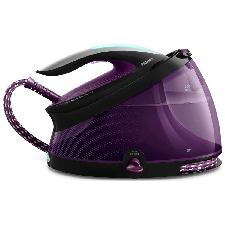 Philips GC9405/80 PerfectCare Aqua Pro Steam Generator Iron - Black And Purple