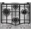 Hotpoint GCB641X 59cm Four Burner Gas Hob In Diamond Config - Stainless Steel