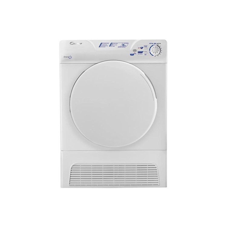 Candy GCC580NB-80 8kg Condenser Freestanding Tumble Dryer White