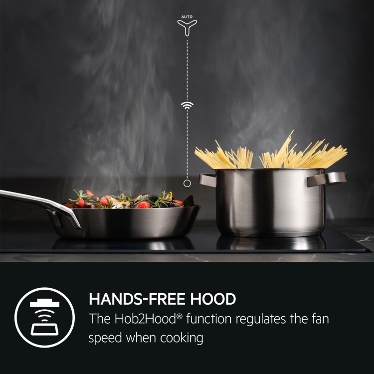 Refurbished AEG 6000 Series GDE682HM 120cm Hob2Hood Cooker Hood Stainless Steel