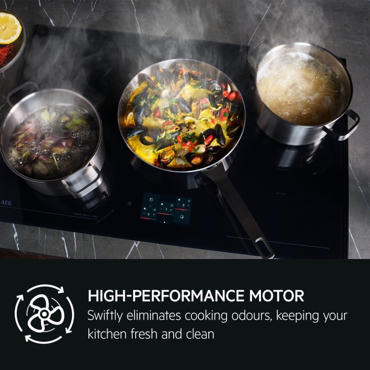 Refurbished AEG 6000 Series GDE682HM 120cm Hob2Hood Cooker Hood Stainless Steel