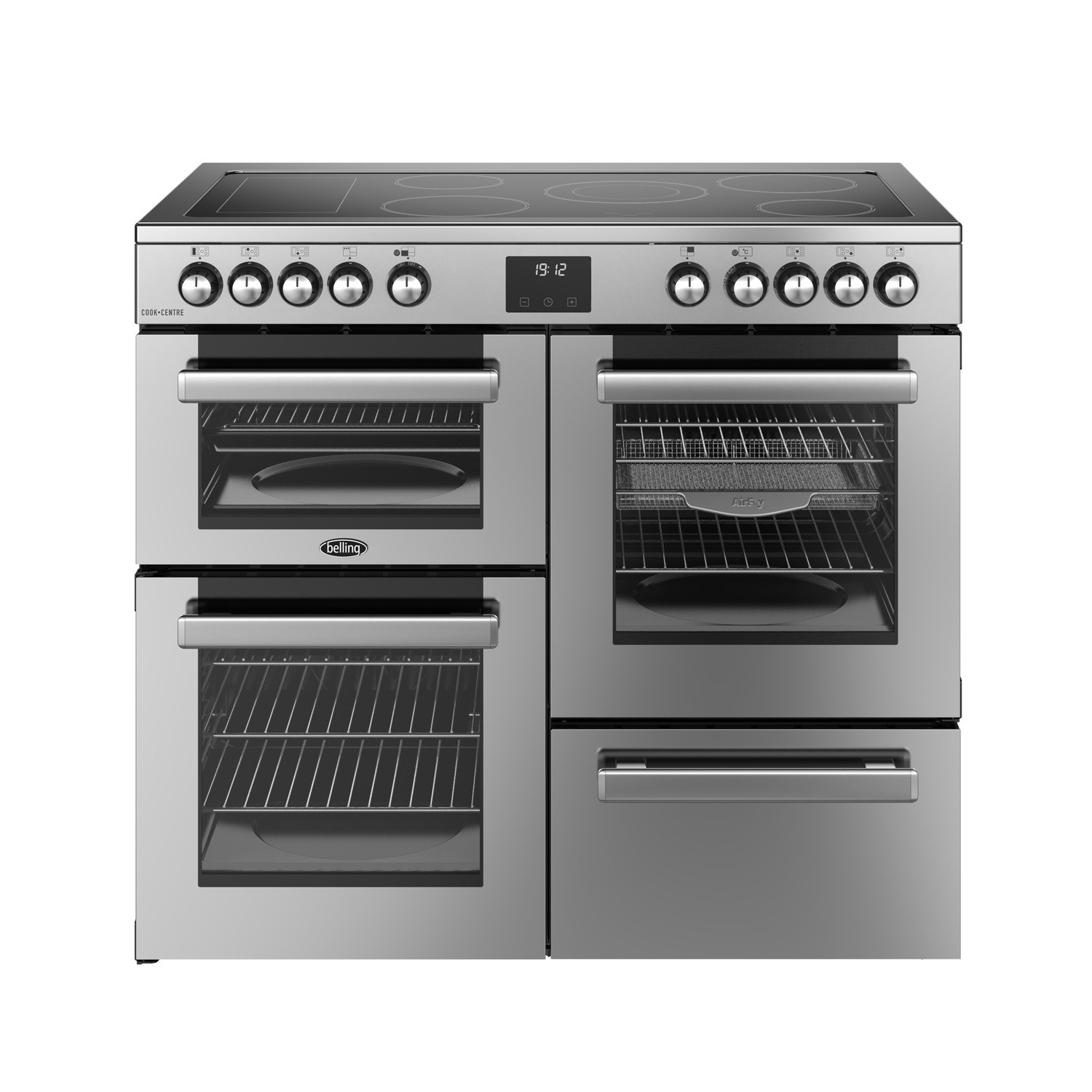 Belling Rcacc100esta Rca Cookcentre 100E 100Cm Ceramic Range Cooker - Stainless Steel - Image 6