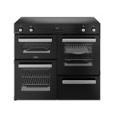 444411801 Belling Cookcentre 100cm Electric Induction Range Cooker - Black