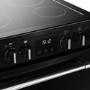 Refurbished Belling Farmhouse 444411810 60cm Electric Ceramic Cooker Black