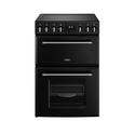 Refurbished Belling Farmhouse 444411810 60cm Electric Ceramic Cooker Black