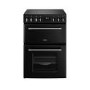Refurbished Belling Farmhouse 444411810 60cm Electric Ceramic Cooker Black