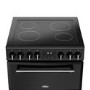 Refurbished Belling Farmhouse 444411810 60cm Electric Ceramic Cooker Black