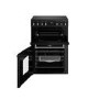 Refurbished Belling Farmhouse 444411810 60cm Electric Ceramic Cooker Black