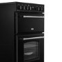 Refurbished Belling Farmhouse 444411810 60cm Electric Ceramic Cooker Black