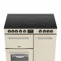 Refurbished Belling Farmhouse 90cm Electric Range Cooker - Cream