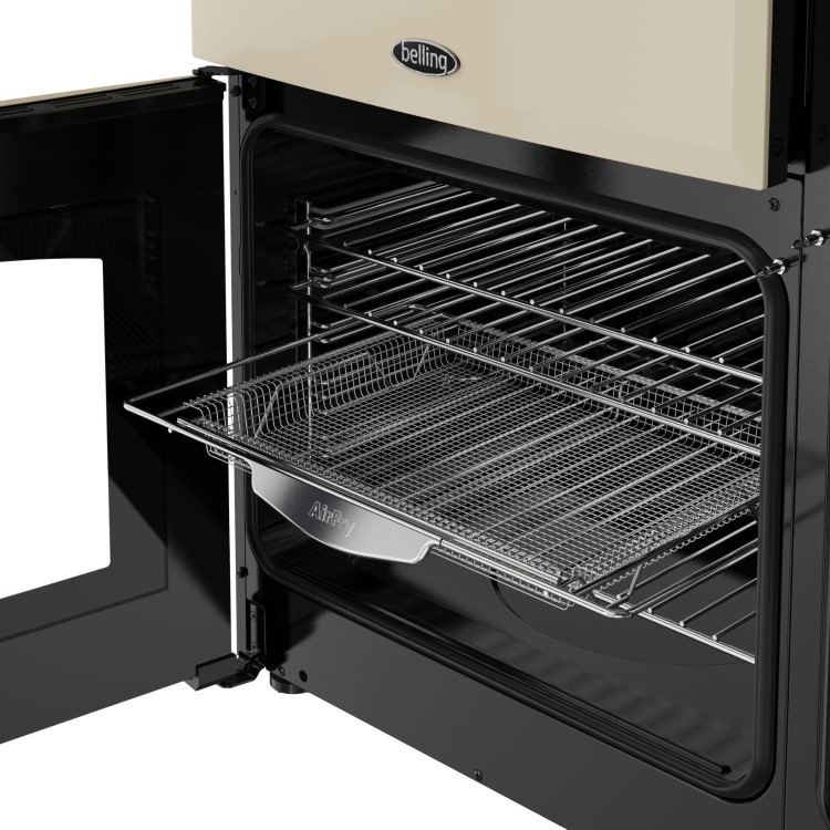 Refurbished Belling Farmhouse 444411821 90cm Dual Fuel Range Cooker