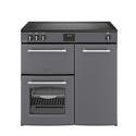 Belling Farmhouse 90cm Electric Induction Range Cooker - Grey