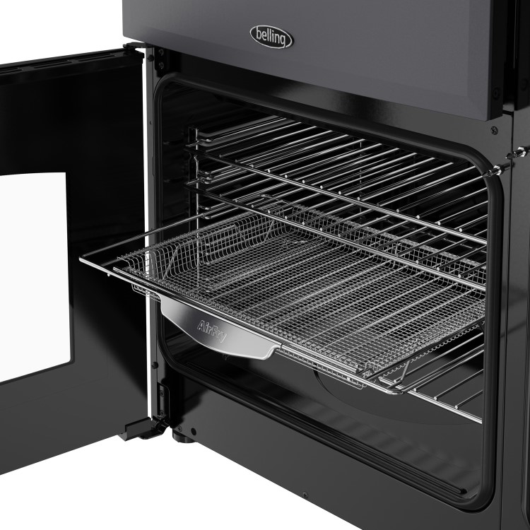 Belling Farmhouse 90cm Electric Induction Range Cooker - Grey