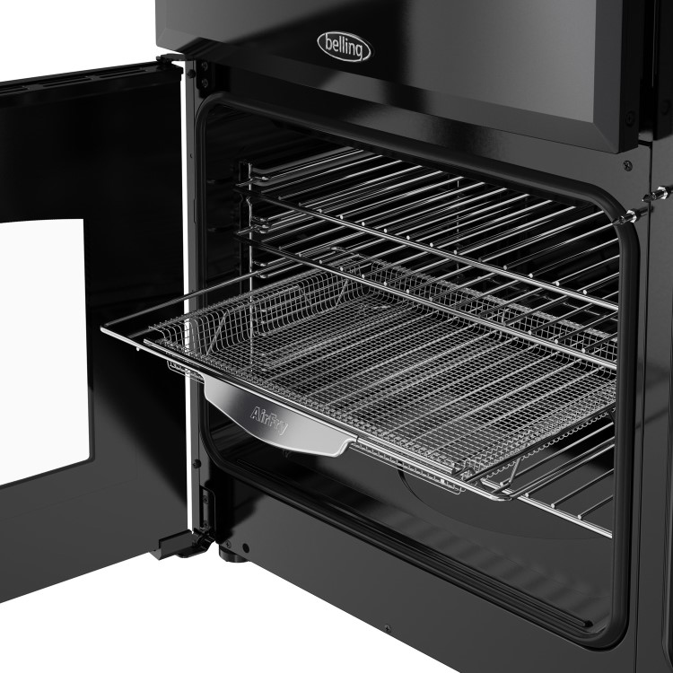 GRADE A2 - Belling Farmhouse 90cm Electric Induction Range Cooker - Black