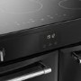 GRADE A2 - Belling Farmhouse 90cm Electric Induction Range Cooker - Black