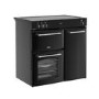 GRADE A2 - Belling Farmhouse 90cm Electric Induction Range Cooker - Black