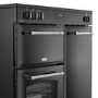 GRADE A2 - Belling Farmhouse 90cm Electric Induction Range Cooker - Black
