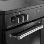 GRADE A2 - Belling Farmhouse 90cm Electric Induction Range Cooker - Black