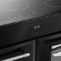 Refurbished Belling Farmhouse 444411841 110cm Electric Induction Range Cooker Black