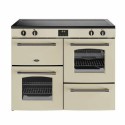 444411842 Belling Farmhouse 110cm Electric Induction Range Cooker - Cream