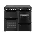 444411873 Stoves Richmond DX 100cm Electric Induction Range Cooker - Black