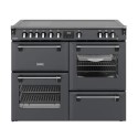 444412033 Stoves Richmond DX 110cm Electric Induction Range Cooker - Anthracite Grey