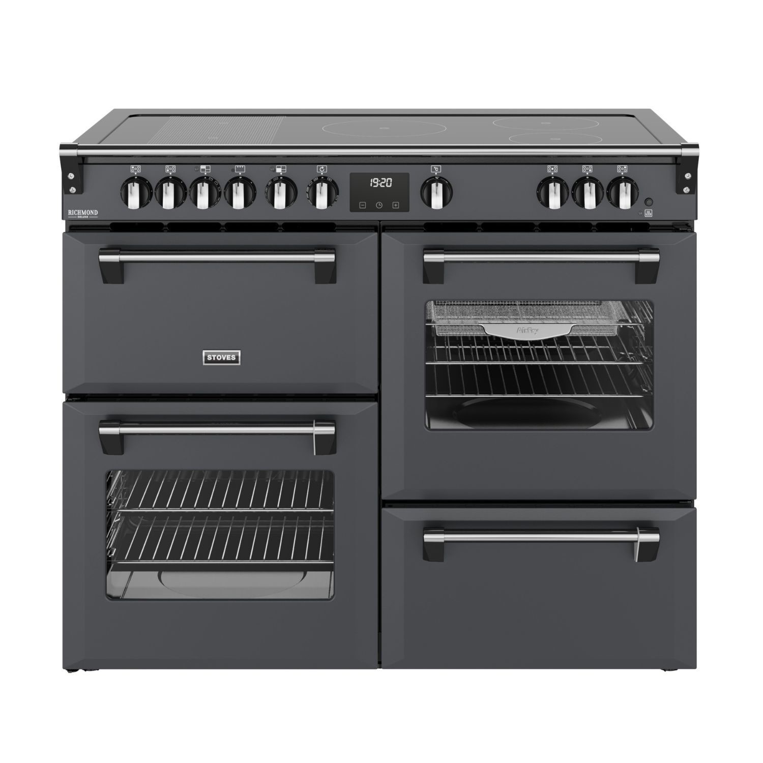 Stoves Richmond DX 110cm Electric Induction Range Cooker - Anthracite Grey