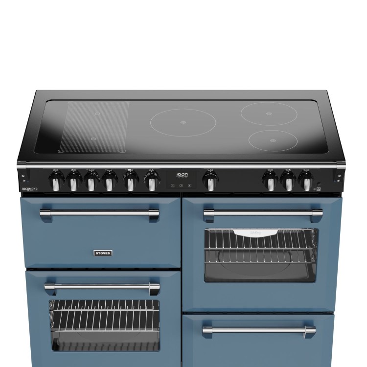 Stoves Richmond DX 110cm Electric Induction Range Cooker - Twilight Blue