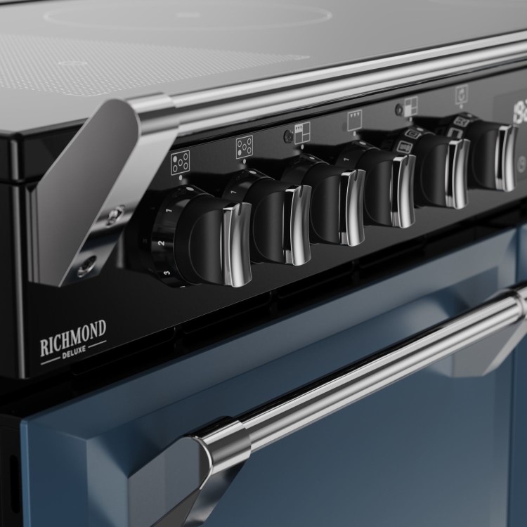 Stoves Richmond DX 110cm Electric Induction Range Cooker - Twilight Blue