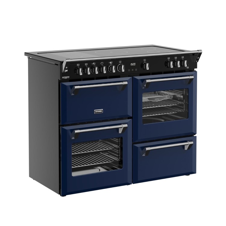 Stoves Richmond DX 110cm Electric Induction Range Cooker - Midnight Blue