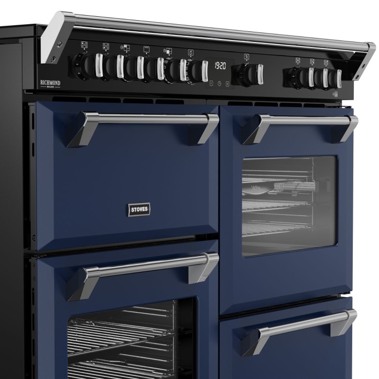 Stoves Richmond DX 110cm Electric Induction Range Cooker - Midnight Blue