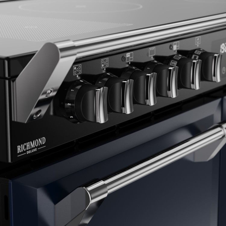 Stoves Richmond DX 110cm Electric Induction Range Cooker - Midnight Blue