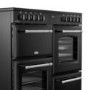 Belling Farmhouse 100cm Electric Range Cooker - Black