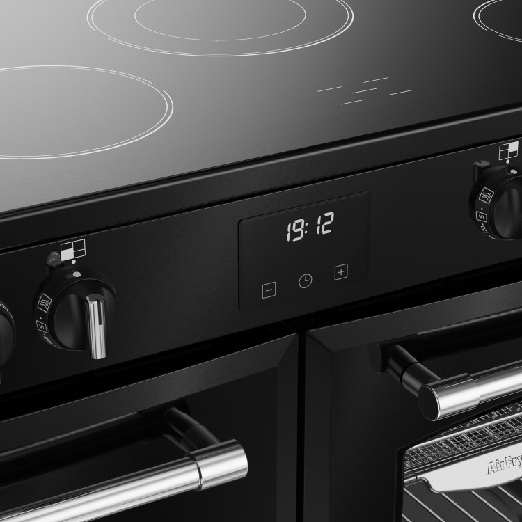 Belling Farmhouse 100cm Electric Range Cooker - Black